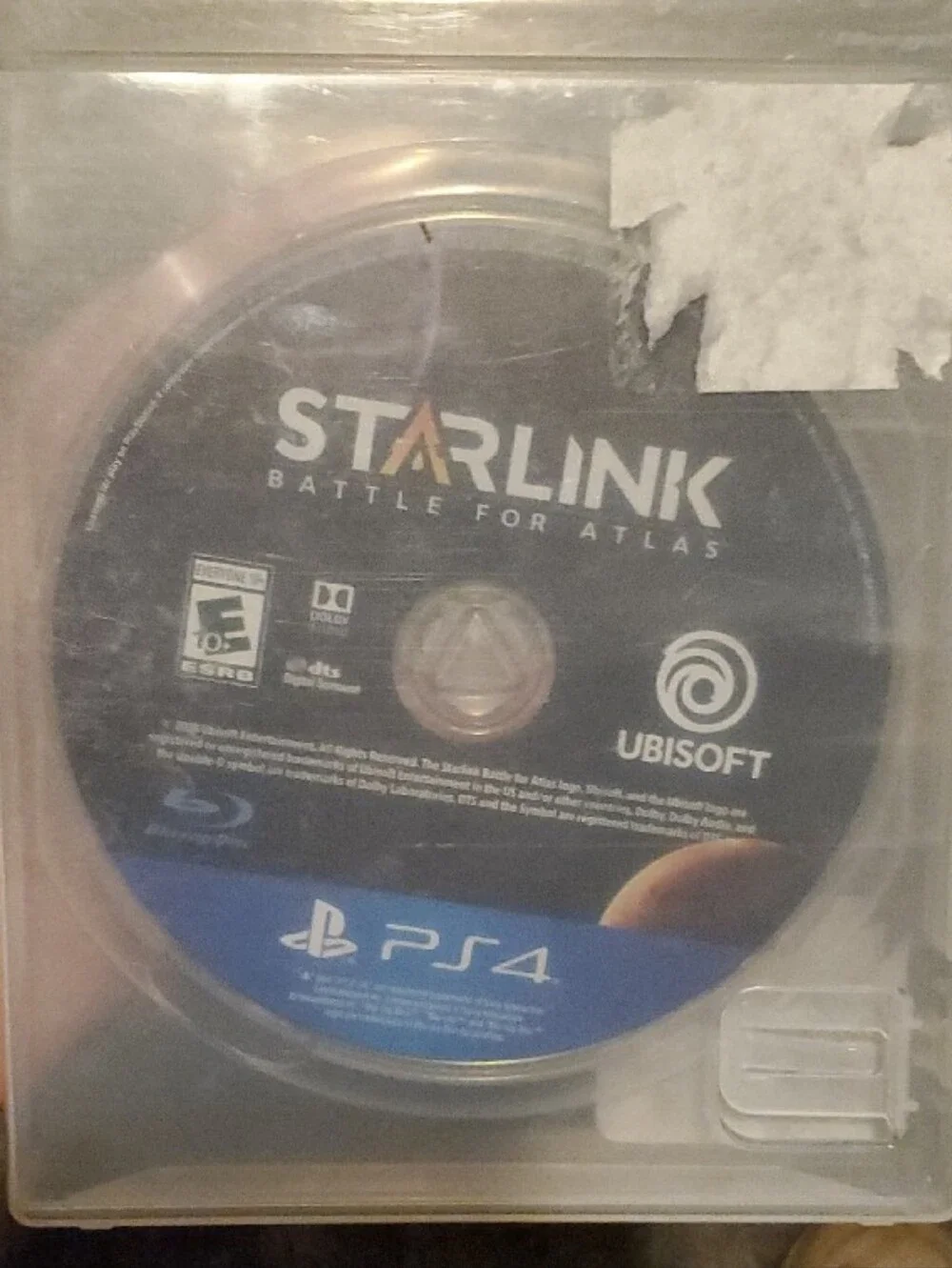 Starlink Batttle For Atlas PS4 Game Disc